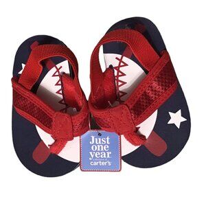 Carter's Baseball Open-Toe Sandals Summer Beach Water Slides Sandals